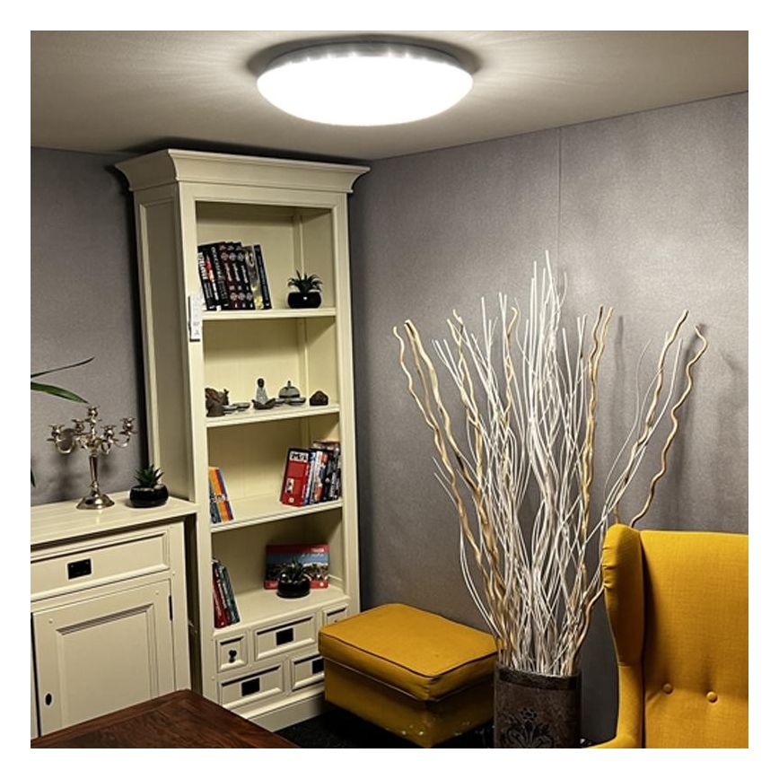 Plafón LED regulable LED/48W/230V 2700-6500K Wi-Fi Tuya + mando a distancia