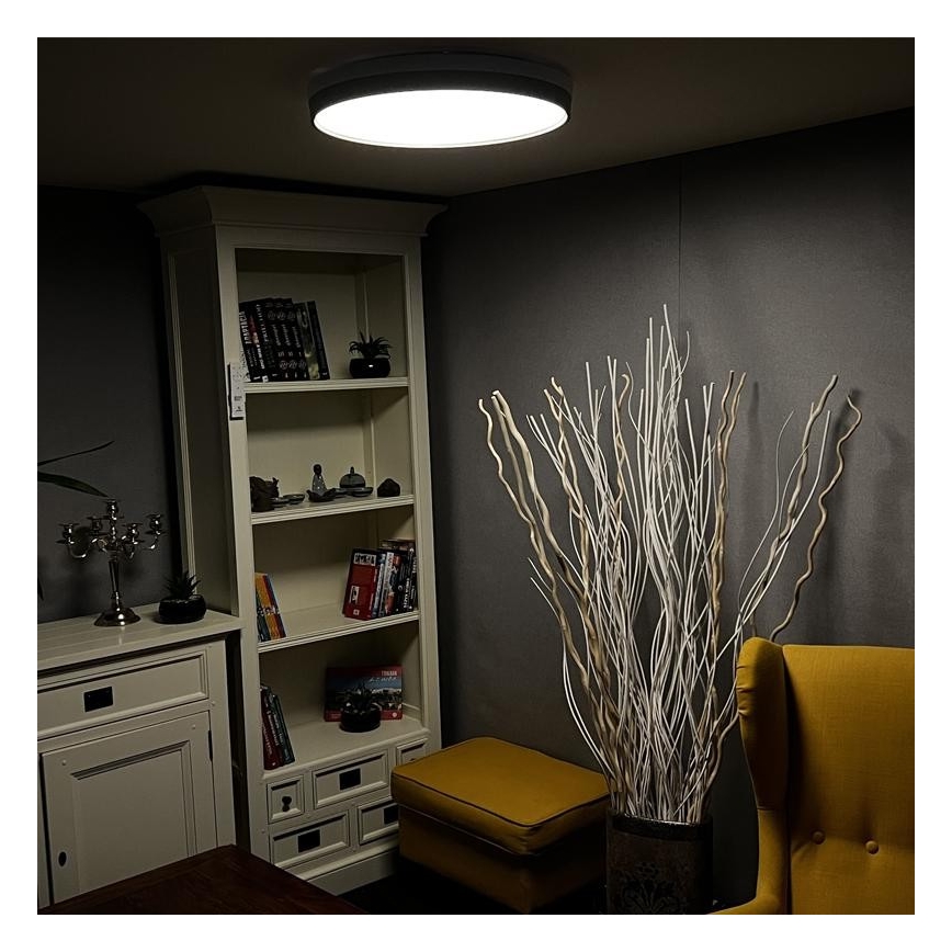 Plafón LED regulable LED/48W/230V 2700-6500K Wi-Fi Tuya + mando a distancia