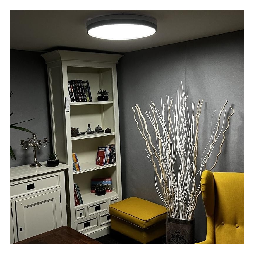 Plafón LED regulable LED/48W/230V 2700-6500K Wi-Fi Tuya + mando a distancia