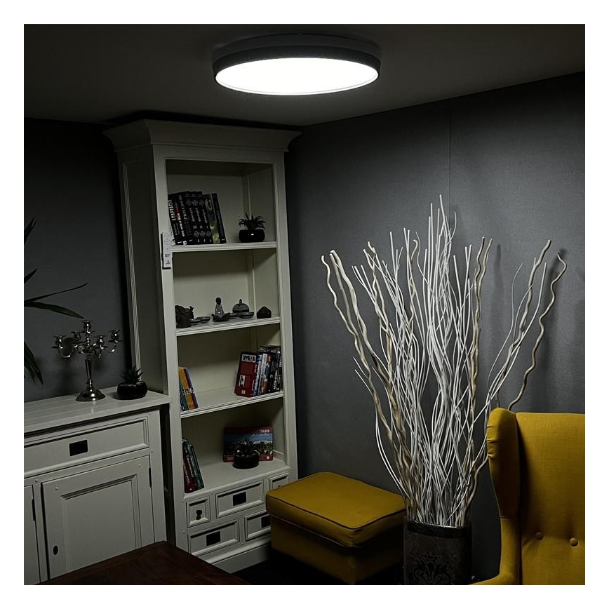 Plafón LED regulable LED/48W/230V 2700-6500K Wi-Fi Tuya + mando a distancia