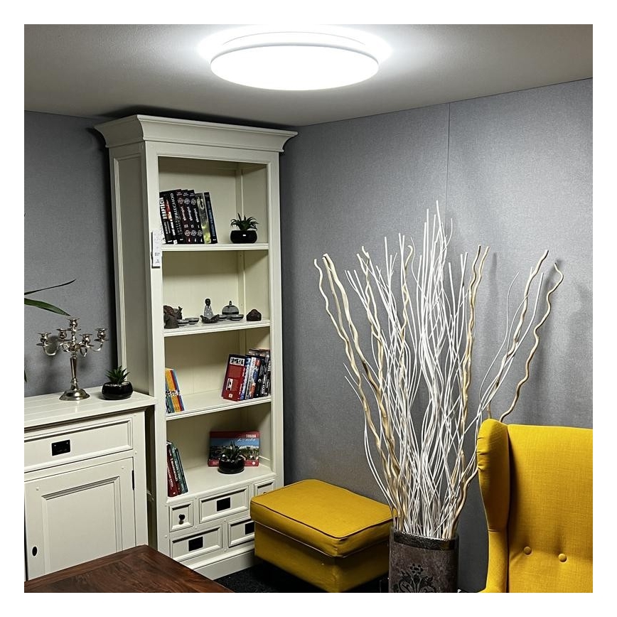 Plafón LED regulable LED/48W/230V 2700-6500K Wi-Fi Tuya + mando a distancia