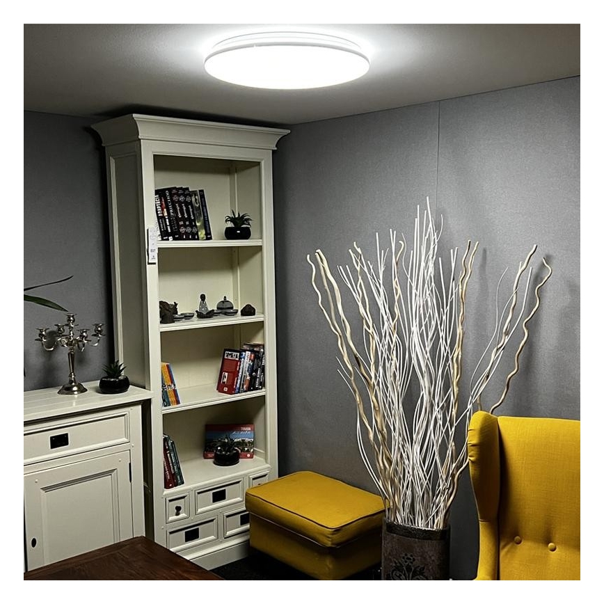 Plafón LED regulable LED/48W/230V 2700-6500K Wi-Fi Tuya + mando a distancia