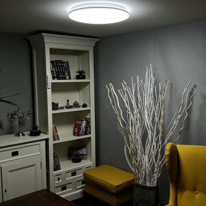 Plafón LED regulable LED/48W/230V 2700-6500K Wi-Fi Tuya + mando a distancia