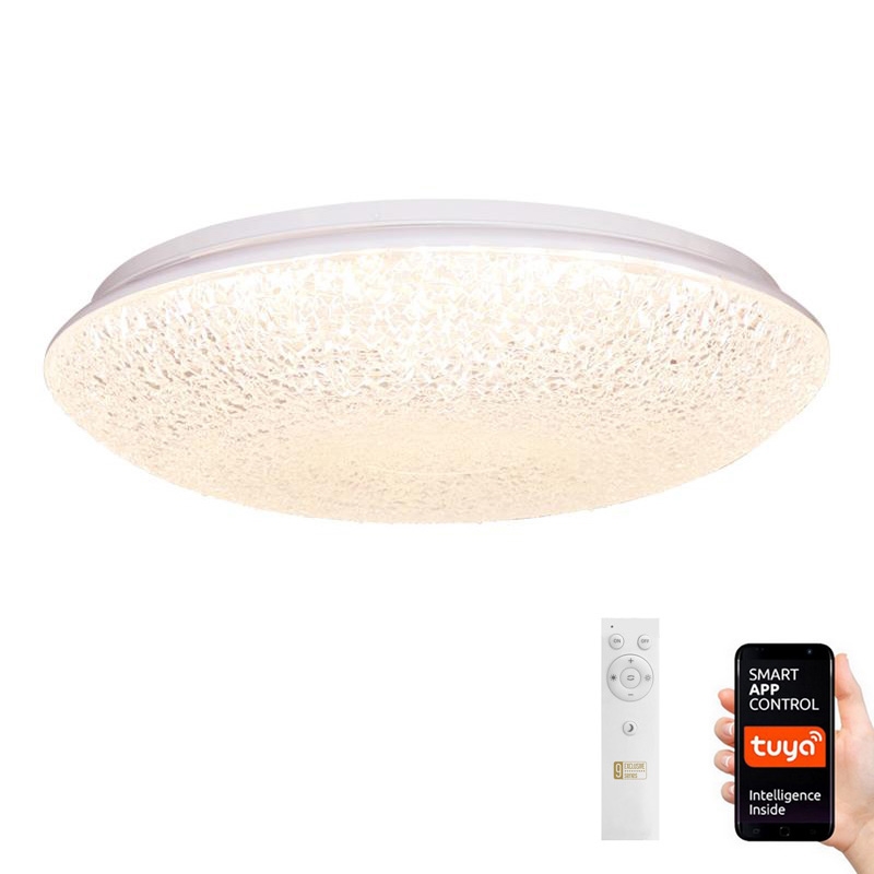 Plafón LED regulable LED/48W/230V 2700-6500K Wi-Fi Tuya + mando a distancia