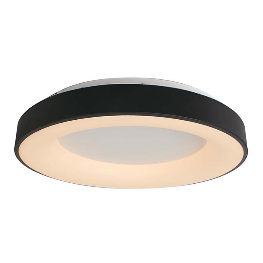 Plafón LED regulable LED/49W/230V 3000K diá. 60 cm negro