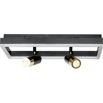 Plafón LED regulable LED/50W/230V 3000-6500K negro + control remoto
