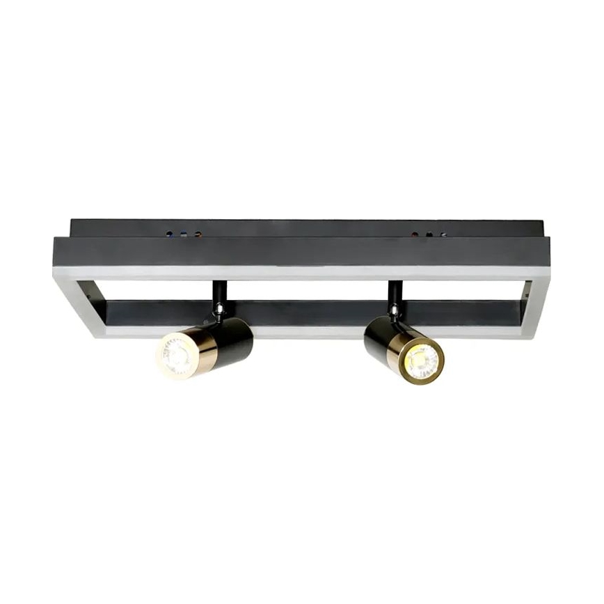 Plafón LED regulable LED/50W/230V 3000-6500K negro + control remoto