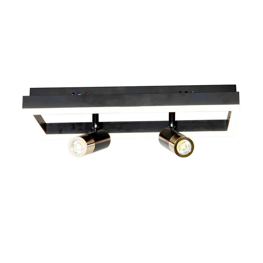 Plafón LED regulable LED/50W/230V 3000-6500K negro + control remoto