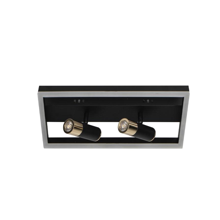 Plafón LED regulable LED/50W/230V 3000-6500K negro + control remoto