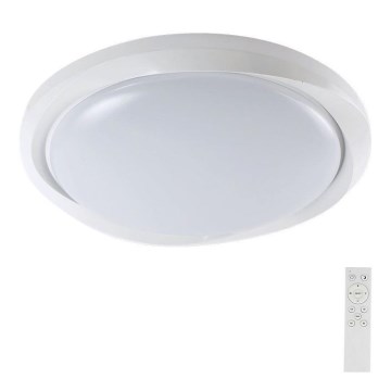 Plafón LED regulable LED/60W/230V 3000-6500K 49,2 cm blanco + control remoto