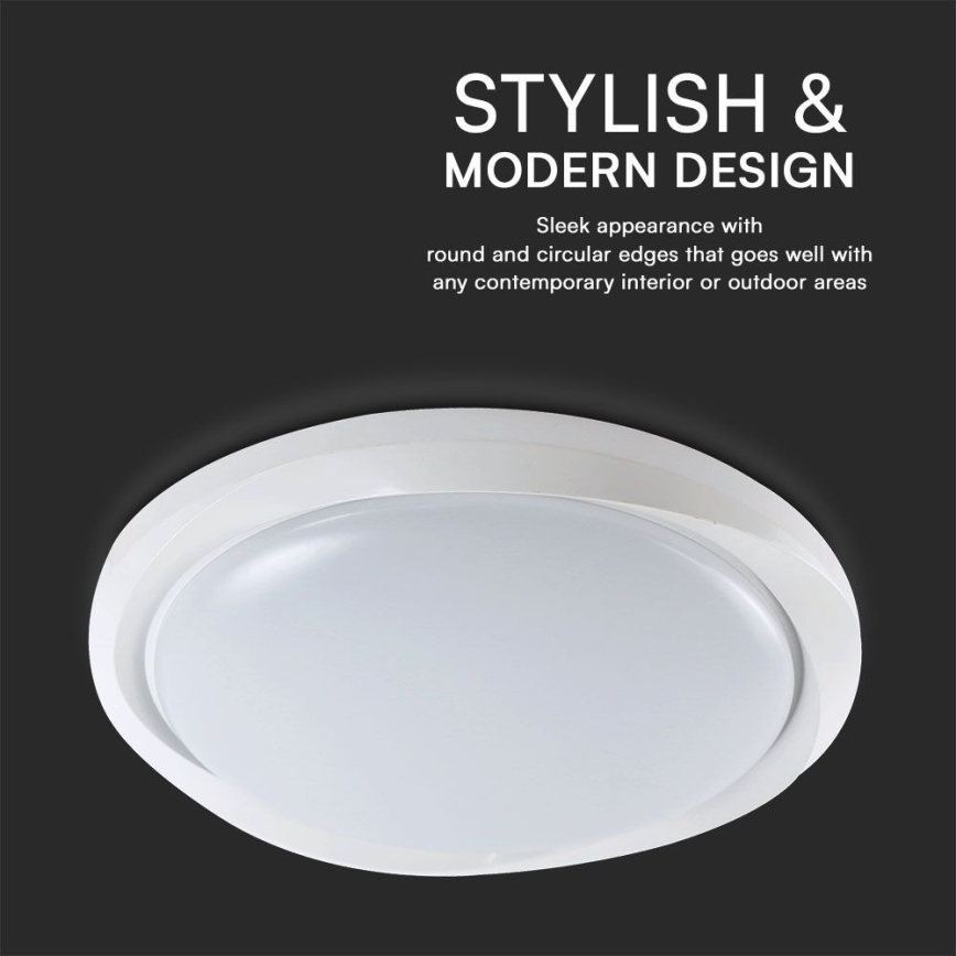 Plafón LED regulable LED/60W/230V 3000-6500K 49,2 cm blanco + control remoto