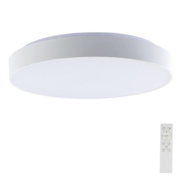 Plafón LED regulable LED/60W/230V 3000-6500K 49,5 cm blanco + control remoto