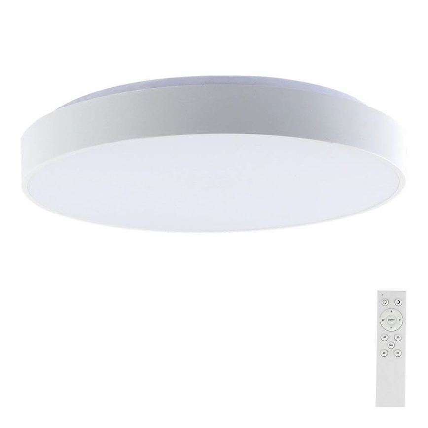 Plafón LED regulable LED/60W/230V 3000-6500K 49,5 cm blanco + control remoto