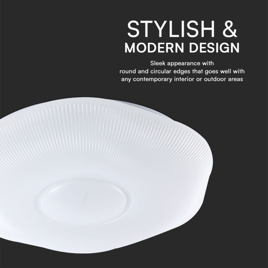Plafón LED regulable LED/60W/230V 3000-6500K 50 cm blanco + control remoto