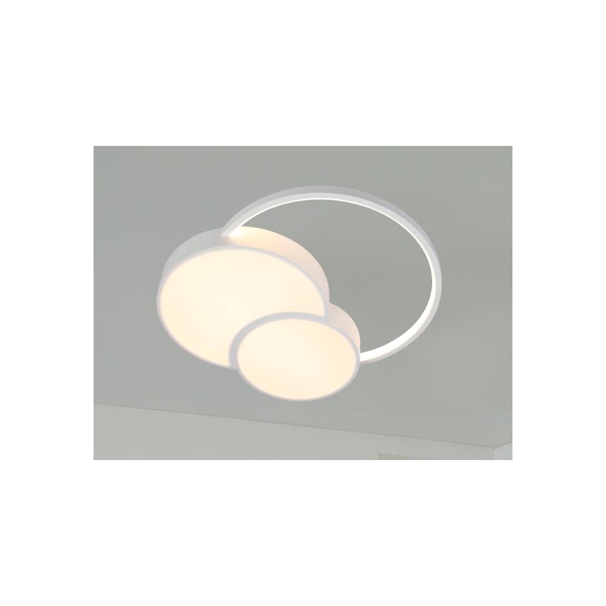 Plafón LED regulable LED/60W/230V 3000-6500K blanco + control remoto