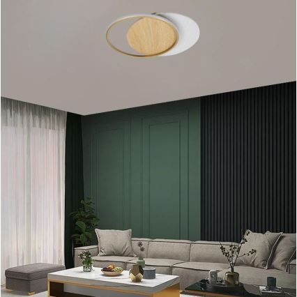 Plafón LED regulable LED/60W/230V 3000-6500K + control remoto