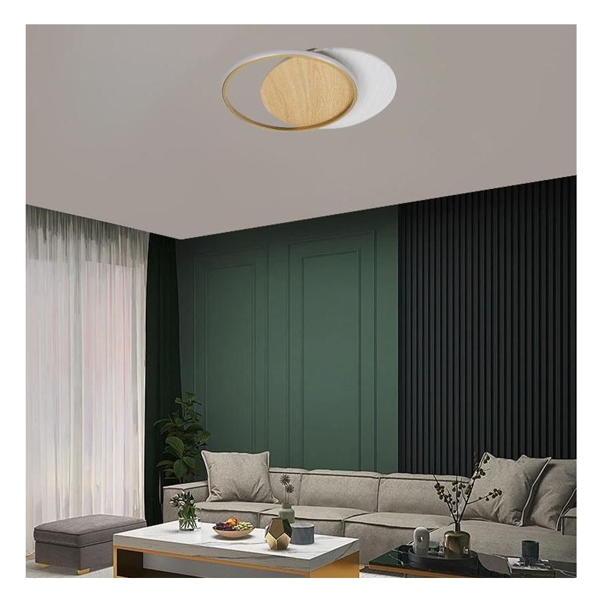Plafón LED regulable LED/60W/230V 3000-6500K + control remoto
