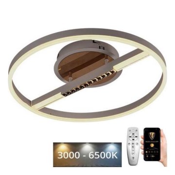 Plafón LED regulable LED/60W/230V 3000-6500K + control remoto
