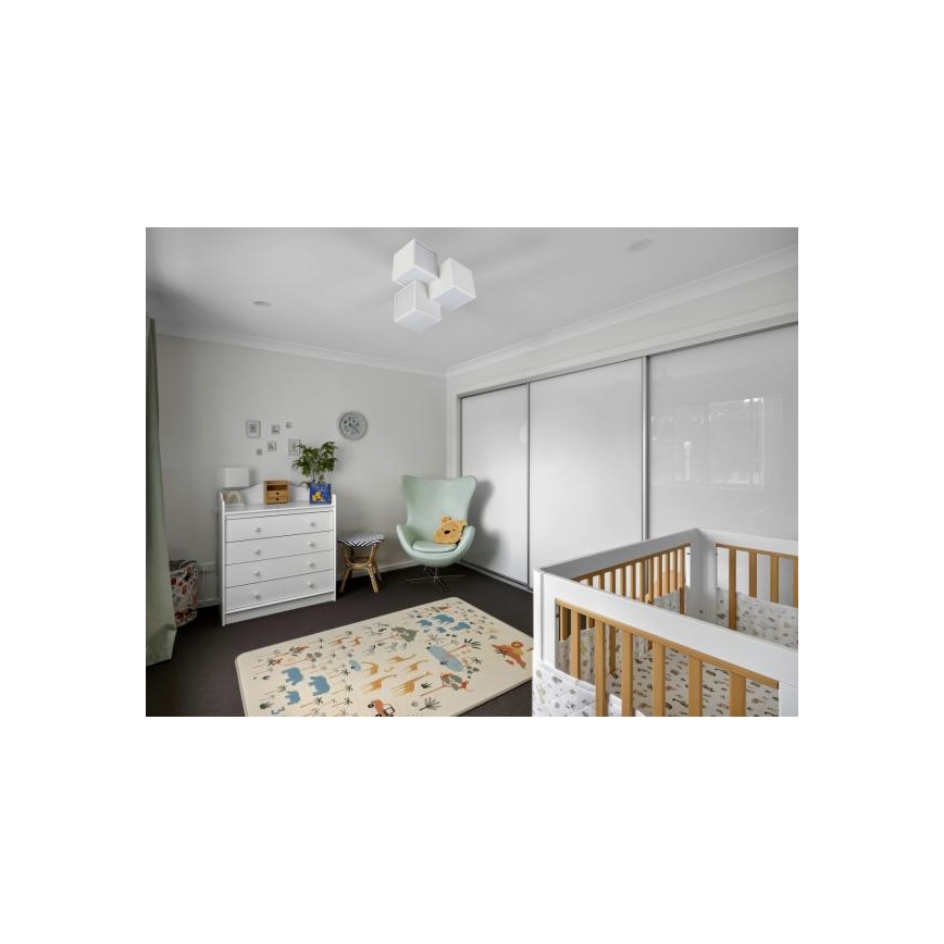 Plafón LED regulable LED/60W/230V 3000-6500K + control remoto