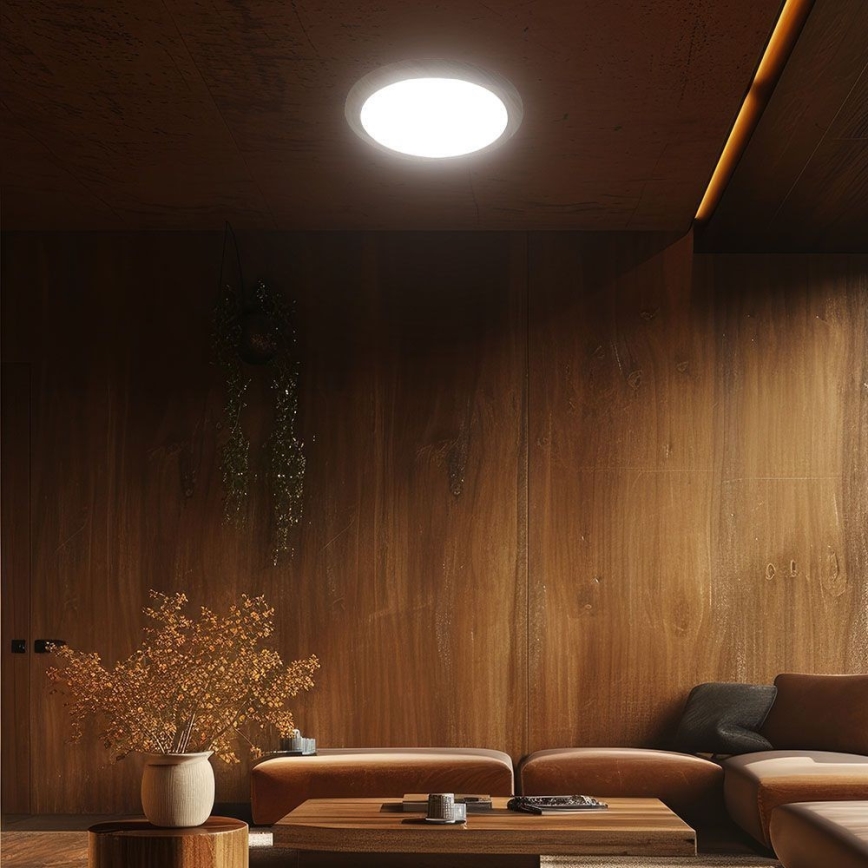 Plafón LED regulable LED/60W/230V 3000-6500K + control remoto