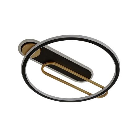 Plafón LED regulable LED/60W/230V 3000-6500K negro + control remoto