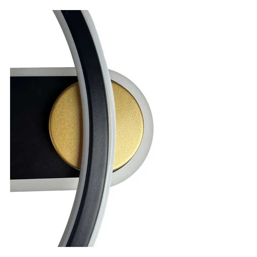 Plafón LED regulable LED/60W/230V 3000-6500K negro + control remoto