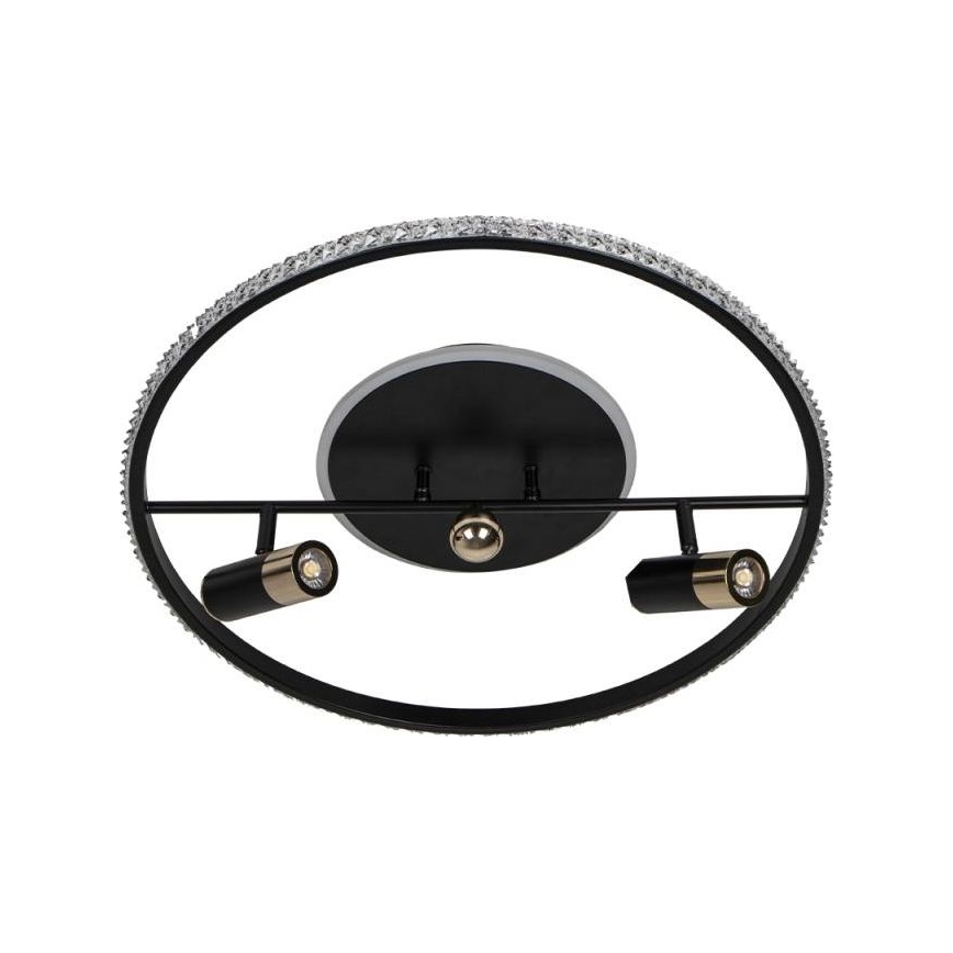 Plafón LED regulable LED/60W/230V 3000-6500K negro + control remoto