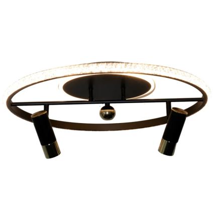 Plafón LED regulable LED/60W/230V 3000-6500K negro + control remoto