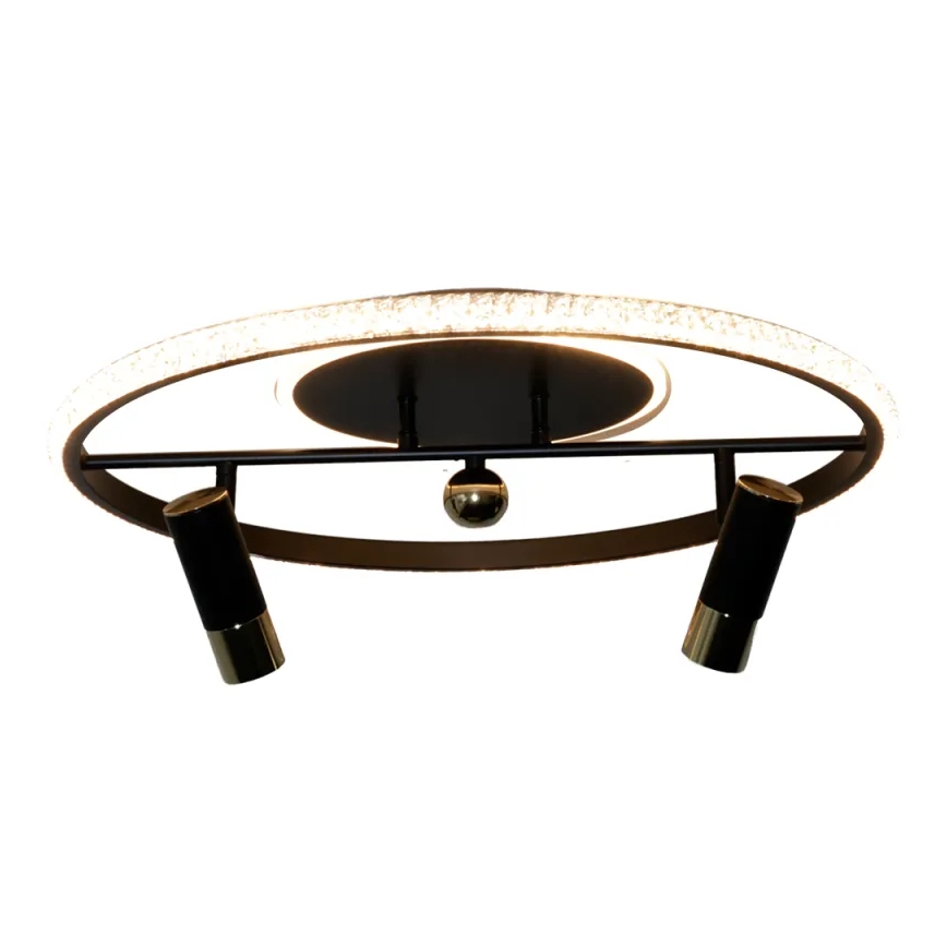 Plafón LED regulable LED/60W/230V 3000-6500K negro + control remoto