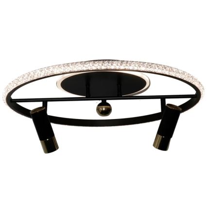 Plafón LED regulable LED/60W/230V 3000-6500K negro + control remoto