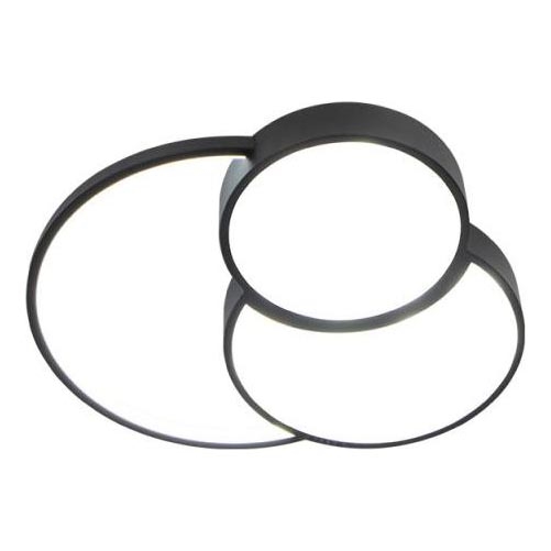 Plafón LED regulable LED/60W/230V 3000-6500K negro + control remoto