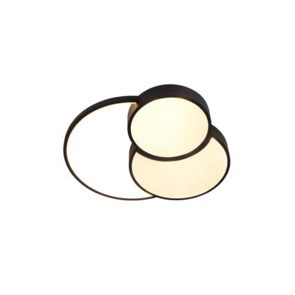 Plafón LED regulable LED/60W/230V 3000-6500K negro + control remoto