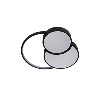 Plafón LED regulable LED/60W/230V 3000-6500K negro + control remoto