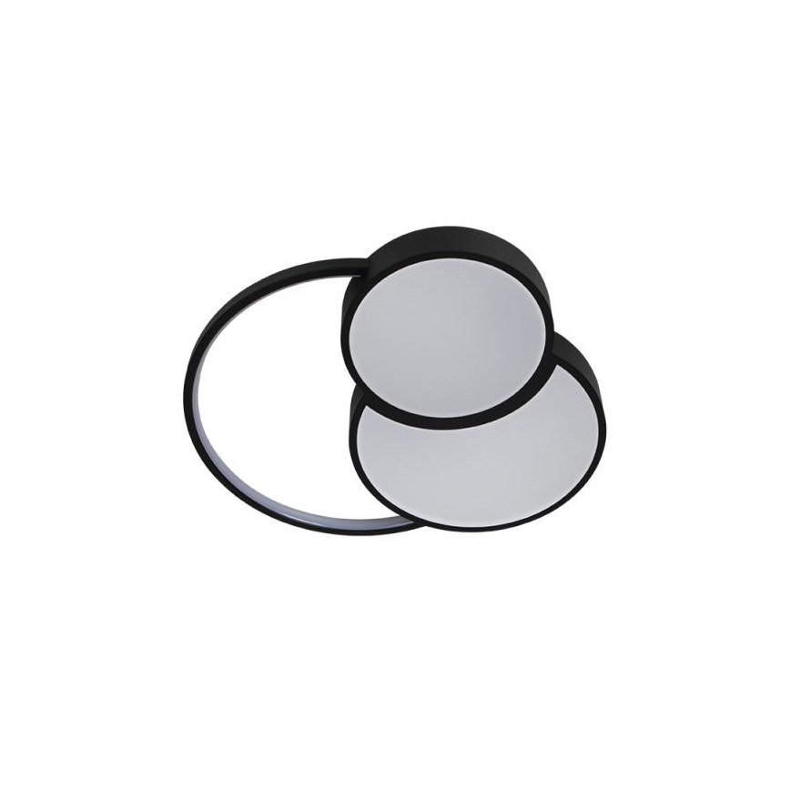 Plafón LED regulable LED/60W/230V 3000-6500K negro + control remoto