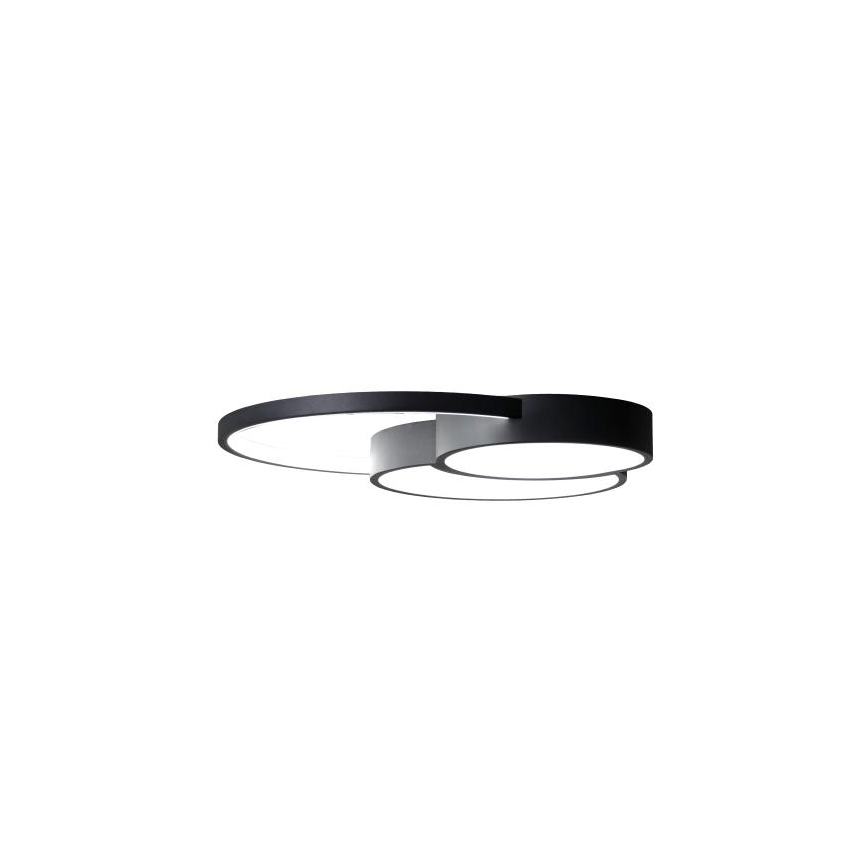 Plafón LED regulable LED/60W/230V 3000-6500K negro + control remoto