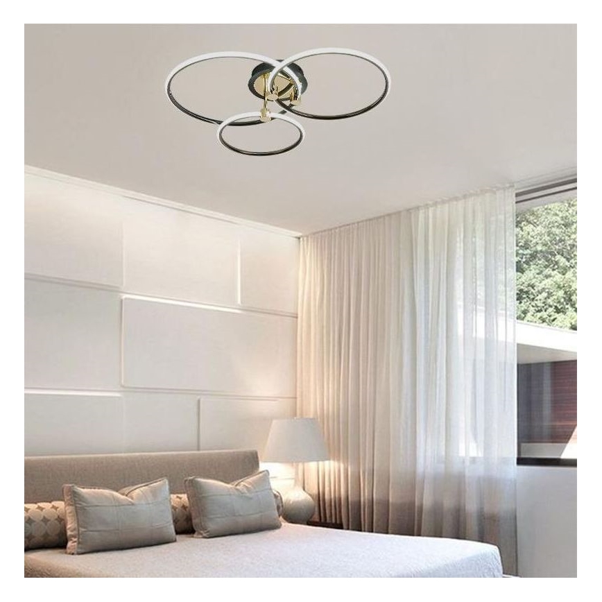 Plafón LED regulable LED/64W/230V 3000-6500K + control remoto
