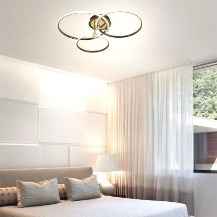 Plafón LED regulable LED/64W/230V 3000-6500K + control remoto