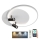 Plafón LED regulable LED/65W/230V 3000-6500K blanco + control remoto