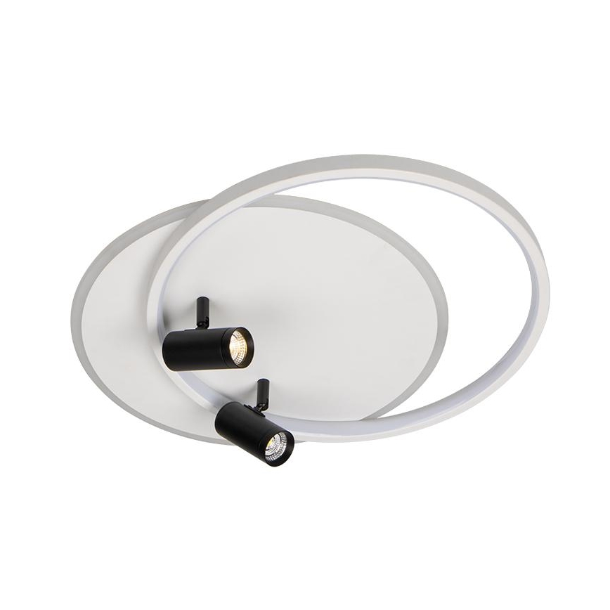 Plafón LED regulable LED/65W/230V 3000-6500K blanco + control remoto
