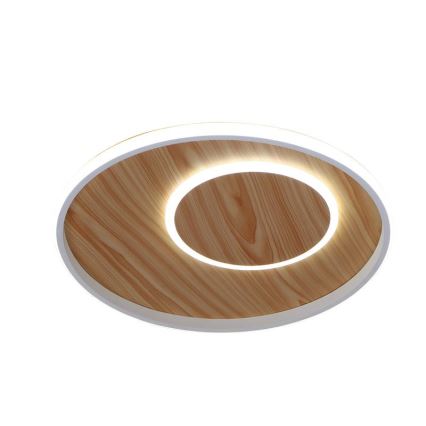 Plafón LED regulable LED/65W/230V 3000-6500K marrón + control remoto