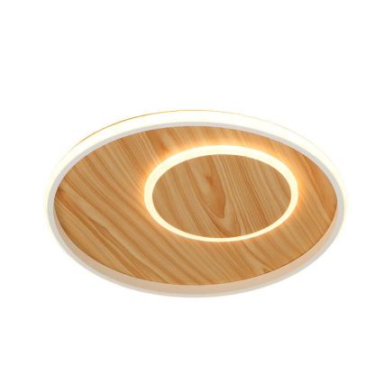 Plafón LED regulable LED/65W/230V 3000-6500K marrón + control remoto