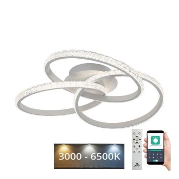 Plafón LED regulable LED/70W/230V 3000-6500K blanco + control remoto