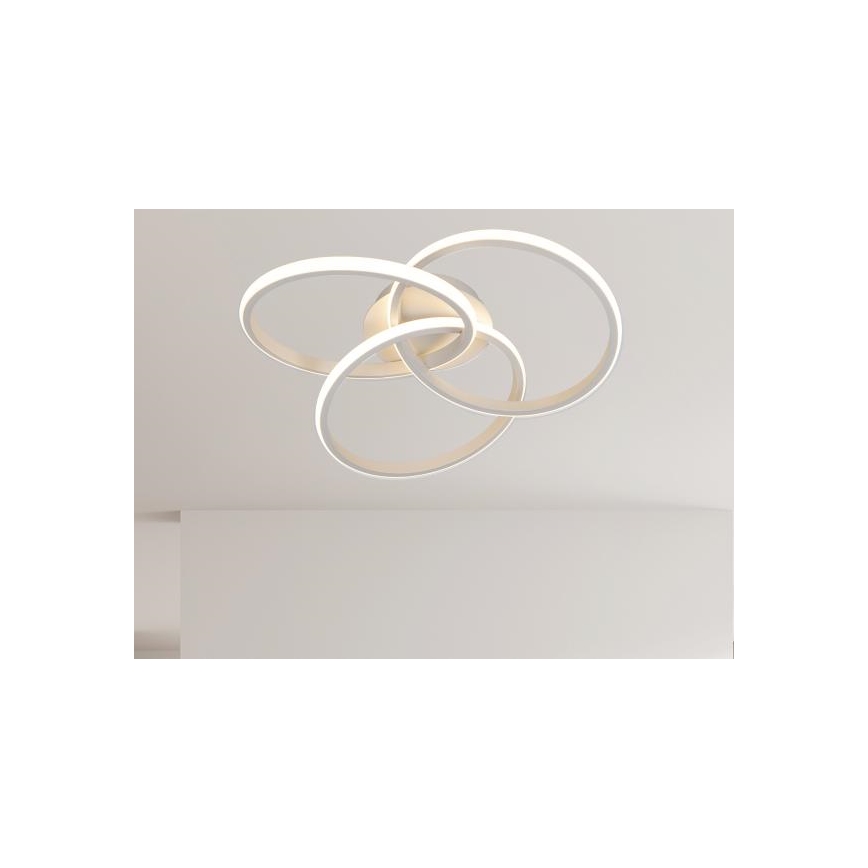 Plafón LED regulable LED/70W/230V 3000-6500K blanco + control remoto