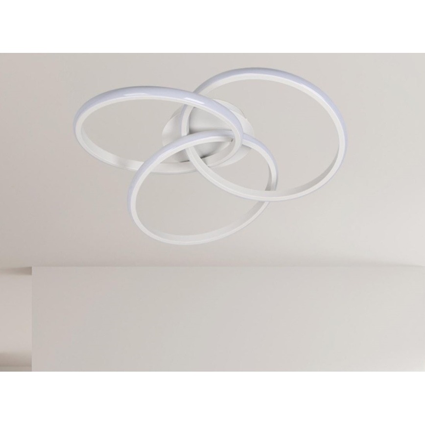 Plafón LED regulable LED/70W/230V 3000-6500K blanco + control remoto