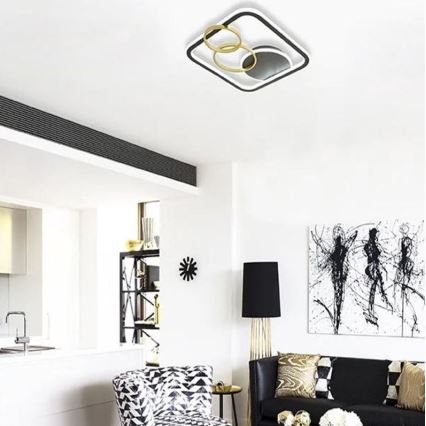 Plafón LED regulable LED/70W/230V 3000-6500K + control remoto