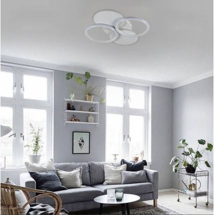Plafón LED regulable LED/70W/230V 3000-6500K + control remoto