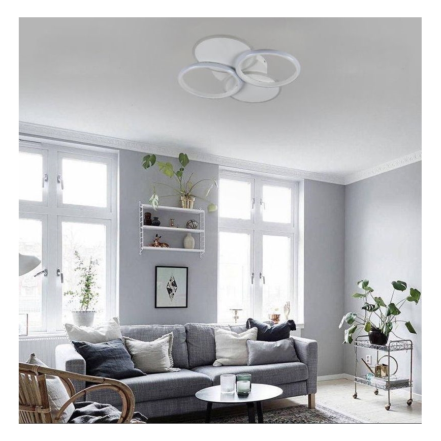 Plafón LED regulable LED/70W/230V 3000-6500K + control remoto
