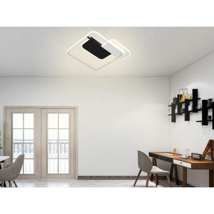 Plafón LED regulable LED/70W/230V 3000-6500K + control remoto