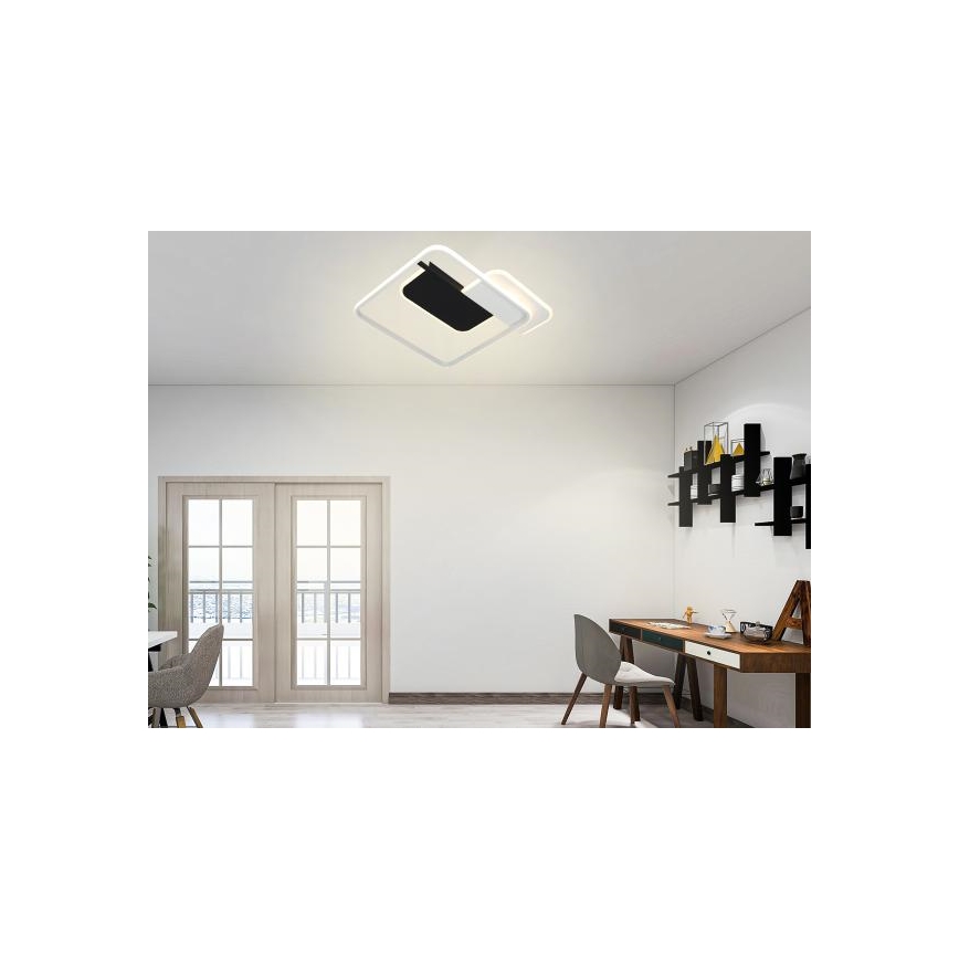 Plafón LED regulable LED/70W/230V 3000-6500K + control remoto