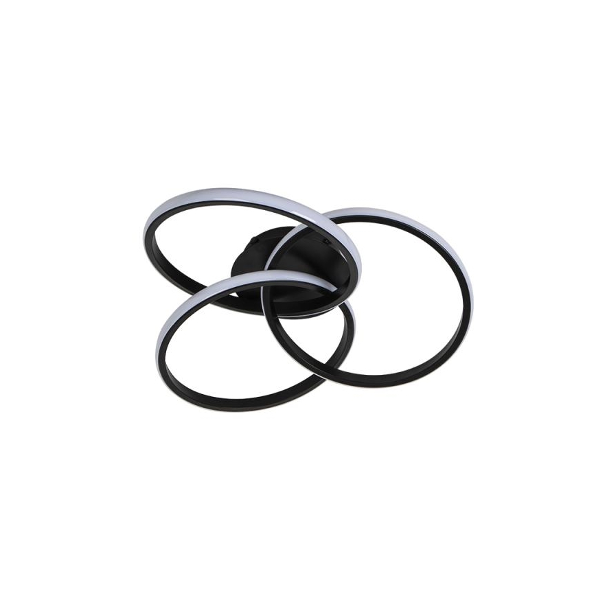 Plafón LED regulable LED/70W/230V 3000-6500K negro + control remoto